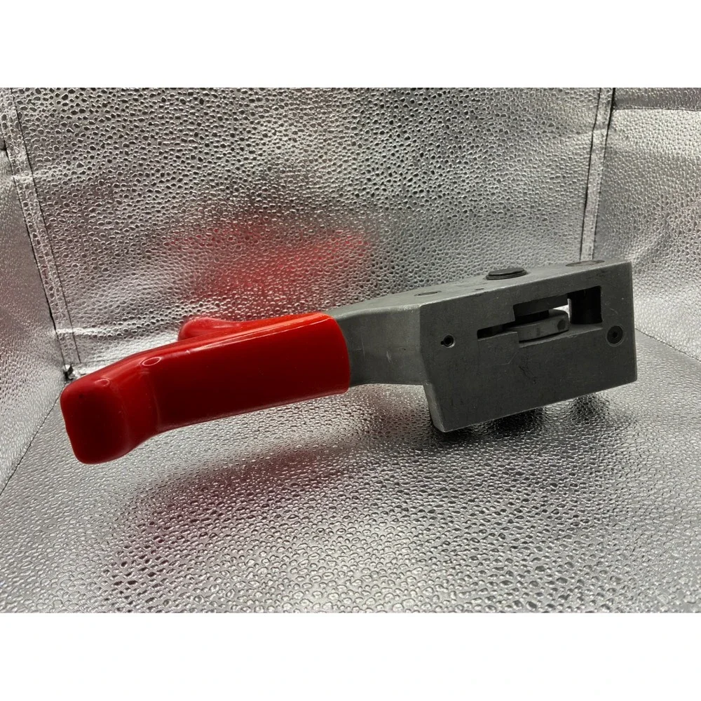 Uline H-573 Standard Poly Strapping Tensioner Manual Tool Red Gray Heavy Duty